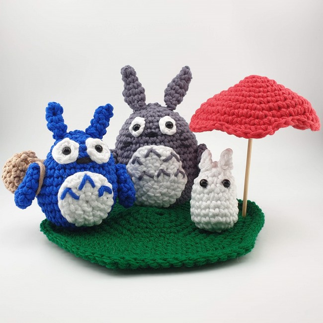 Crochet Studio Ghibli Totoro Trio Pattern