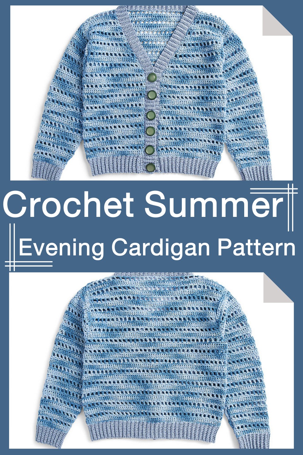 Crochet Summer Evening Cardigan Pattern