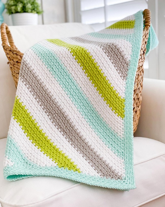 Crochet Summer Meadows Baby Blanket Pattern