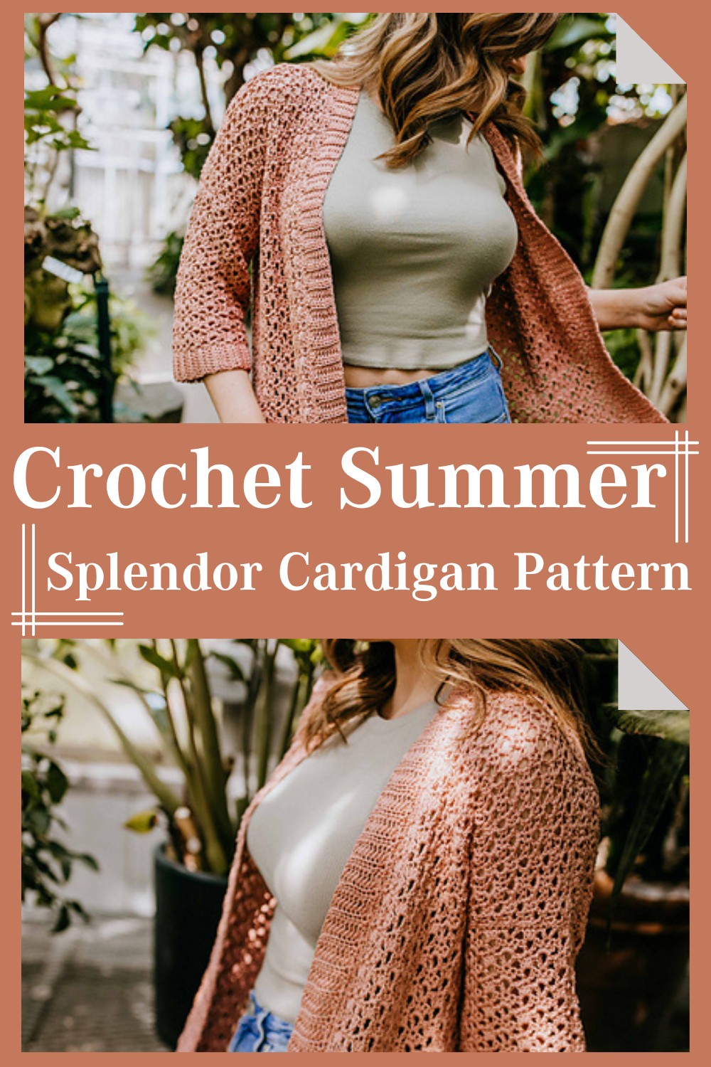 Crochet Summer Splendor Cardigan Pattern