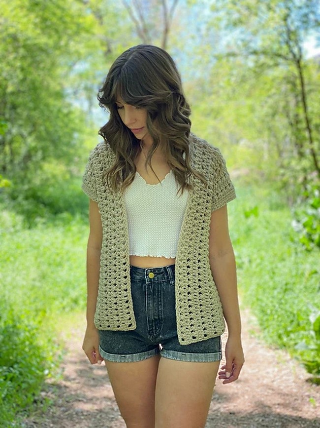 Crochet The Summer Path Cardigan Pattern