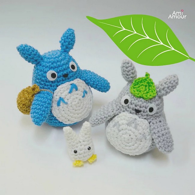 Crochet Totoro Amigurumi Set Pattern