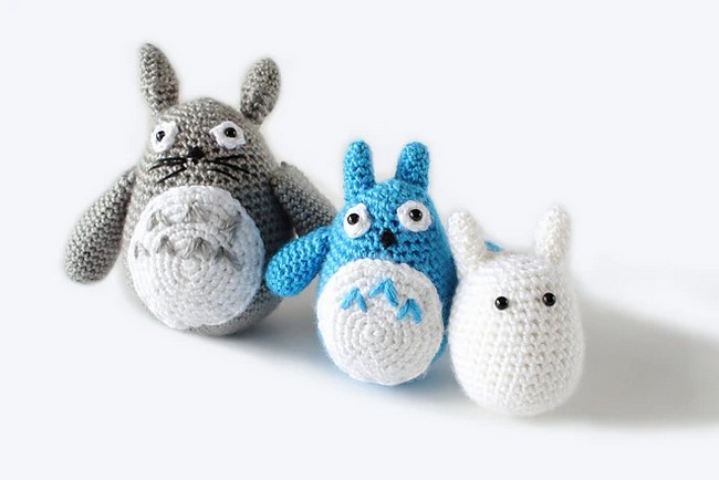 Crochet Totoro & Friends Plushies Pattern