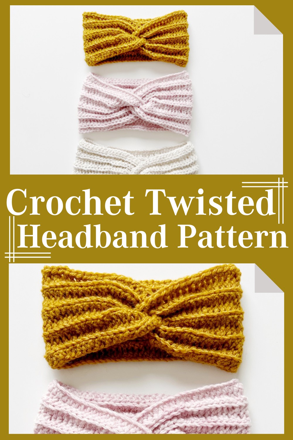 Crochet Twisted Headband Pattern