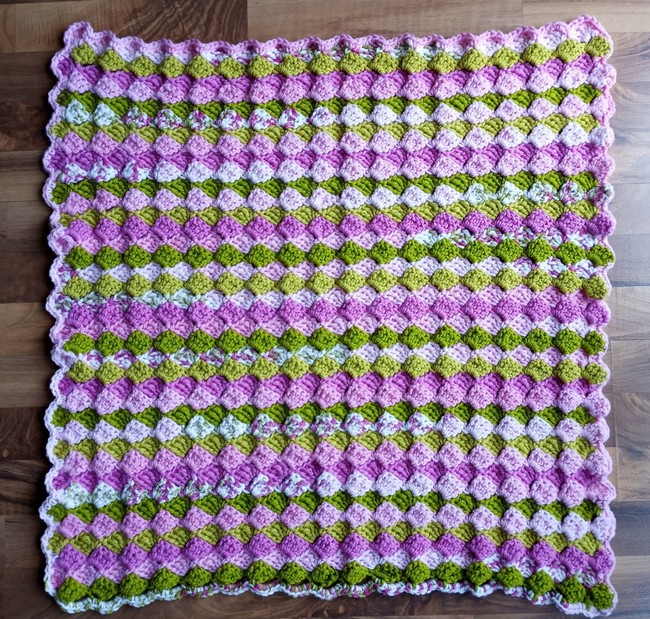 Crochet Vintage Shell Stitch Baby Blanket Pattern