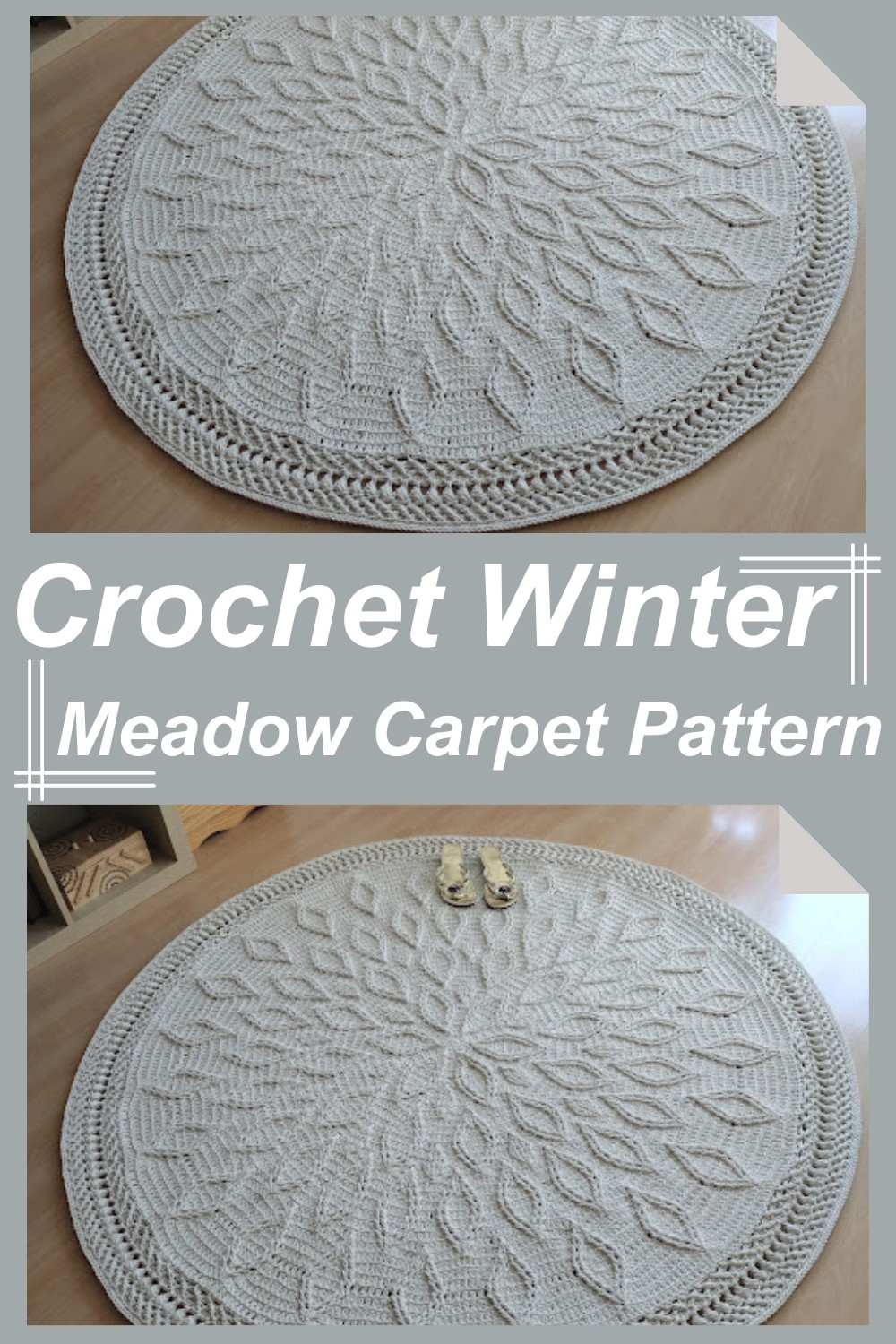 Crochet Winter Meadow Carpet Pattern