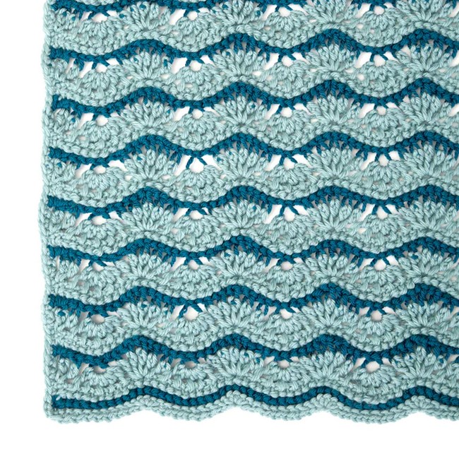 Crochet Chevron Lapghan Blanket