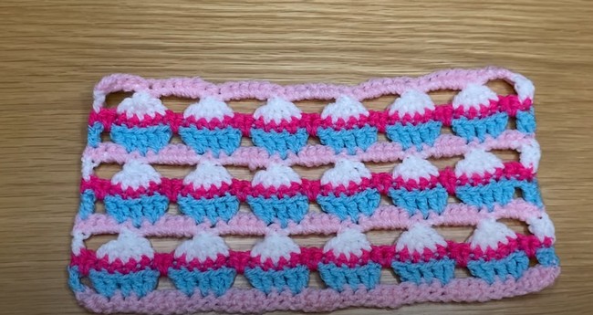 Cupcake Stitch Baby Blanket