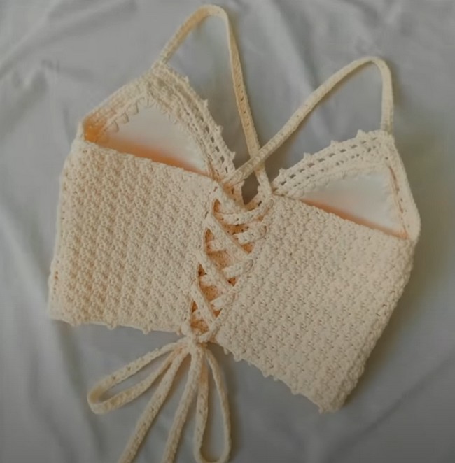 Easy Crochet Bralette Tutorial