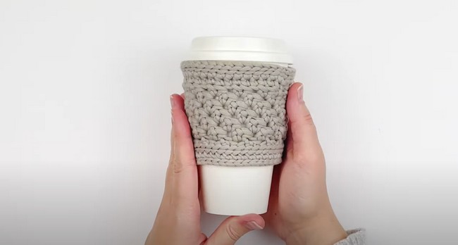 Easy Crochet Cup Cozy