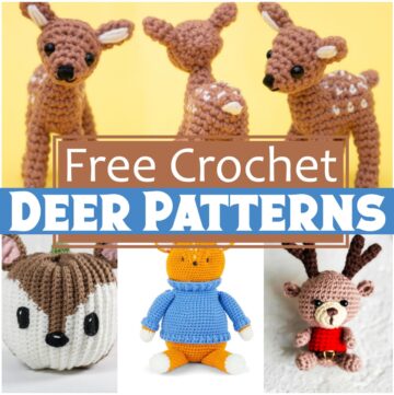 15 Free Crochet Deer Patterns