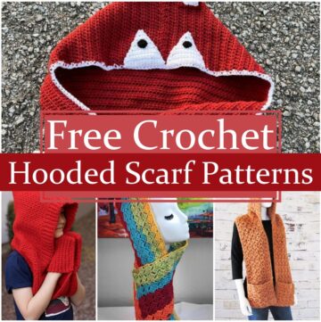 Free Crochet Hooded Scarf Patterns