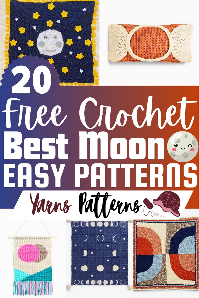 Free Crochet Moon Patterns