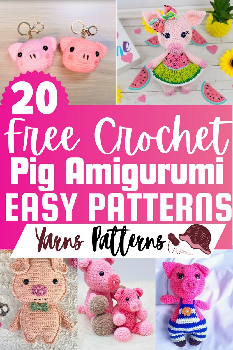 Free Crochet Pig Patterns