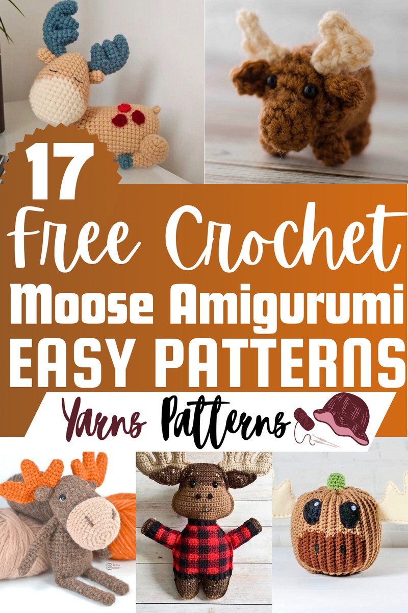 Free Crochet Moose Patterns