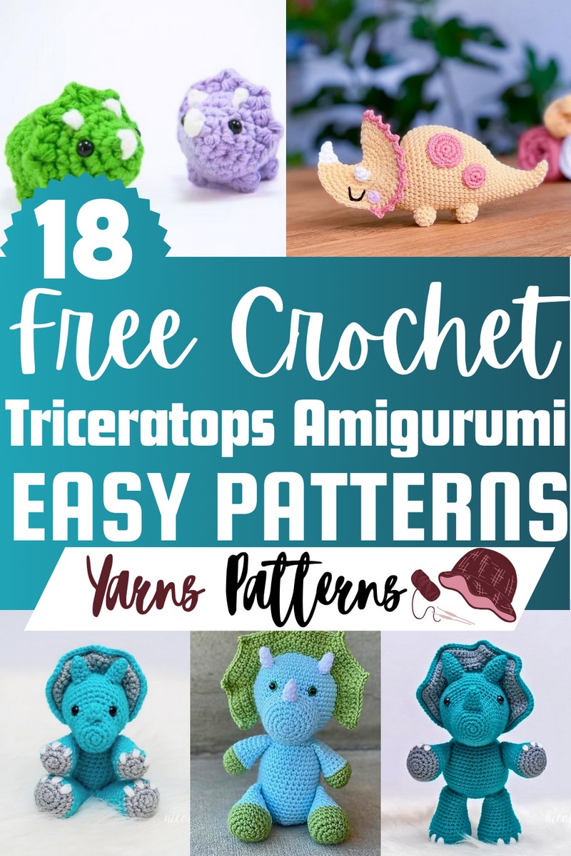 Free Crochet Triceratops Patterns