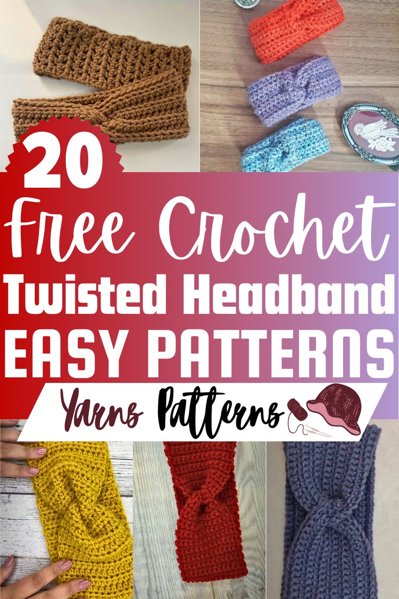 Free Crochet Twisted Headband Patterns