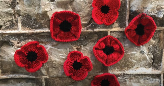 Free easy crochet poppy pattern