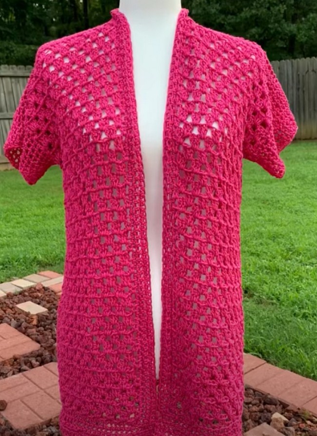 Granny Stitch Crochet Cardigan