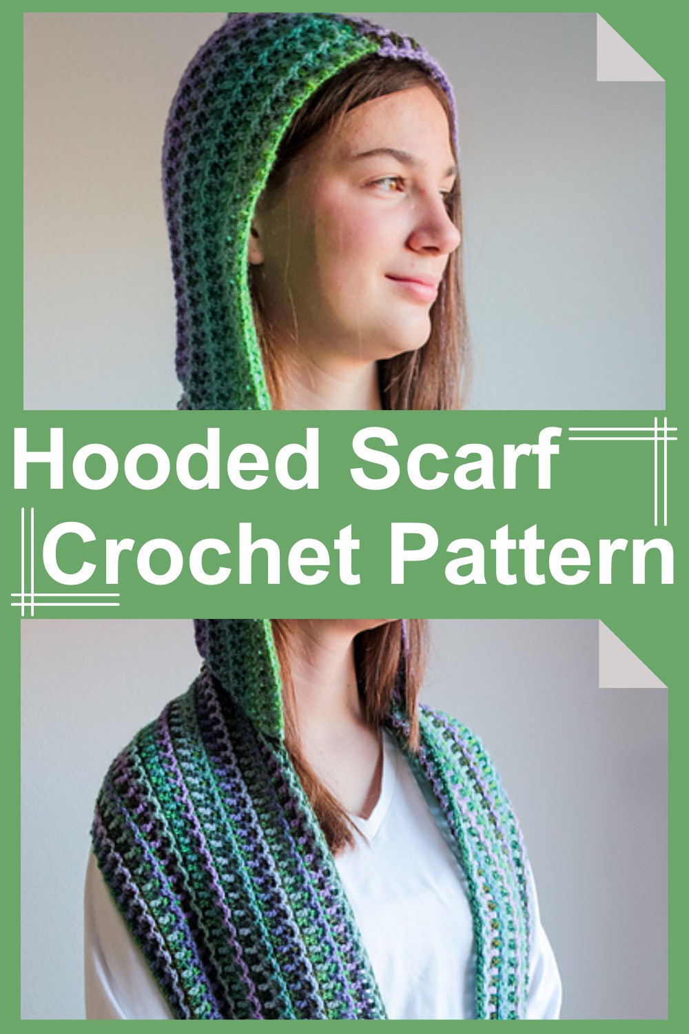 Hooded Scarf Crochet Pattern