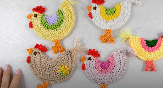 How To Crochet A Rooster