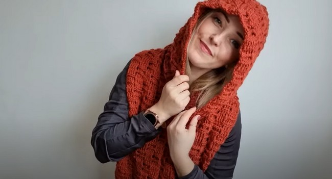 How To Crochet Hoodie Scarf