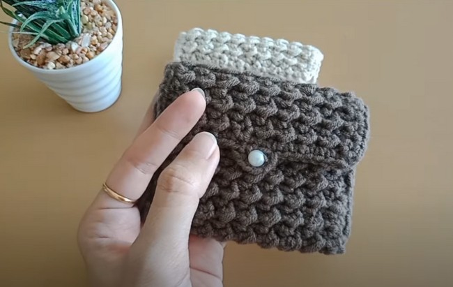 How To Crochet Small Wallet Tutorial