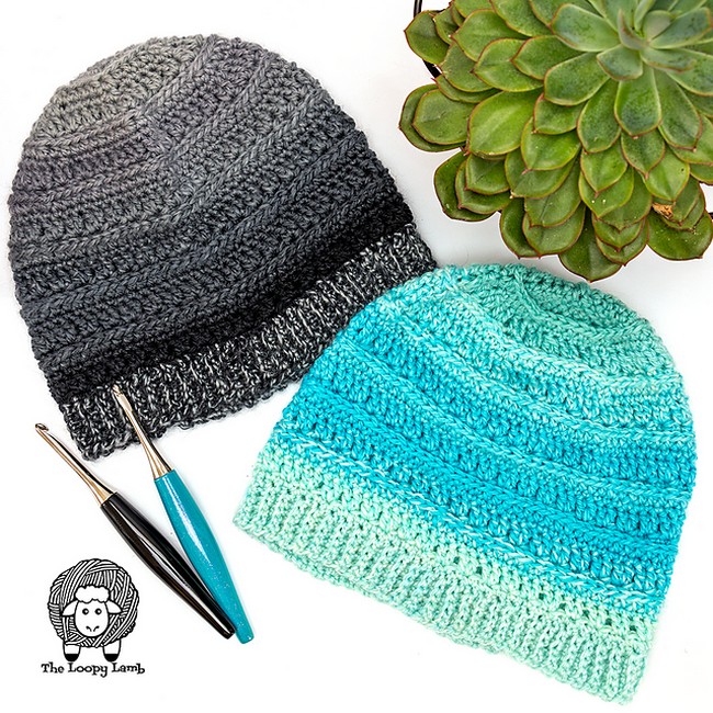  Into The Fade Crochet Hat Pattern