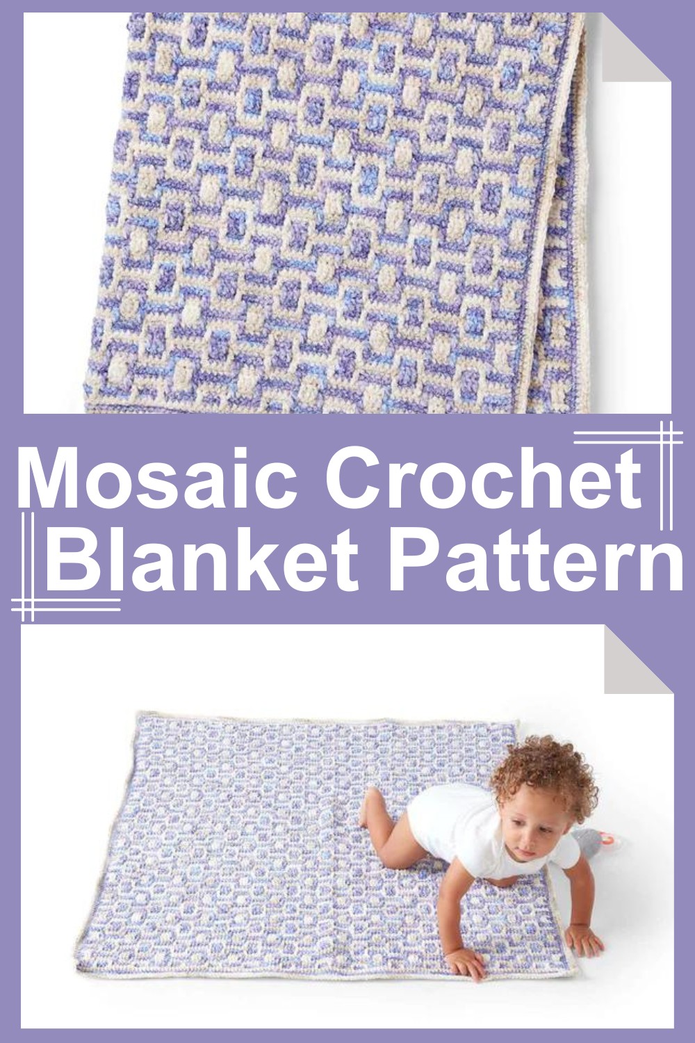 Mosaic Crochet Blanket Pattern