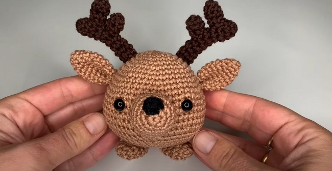 Reindeer Christmas Crochet tutorial