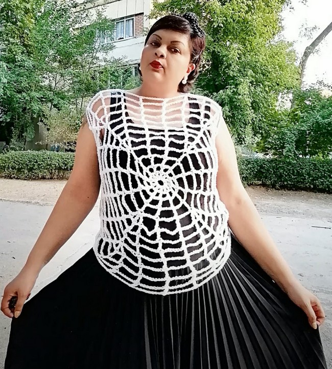 Spider Web Top