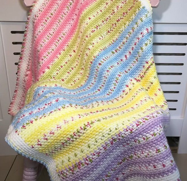 Very Easy Crochet Baby Blanket