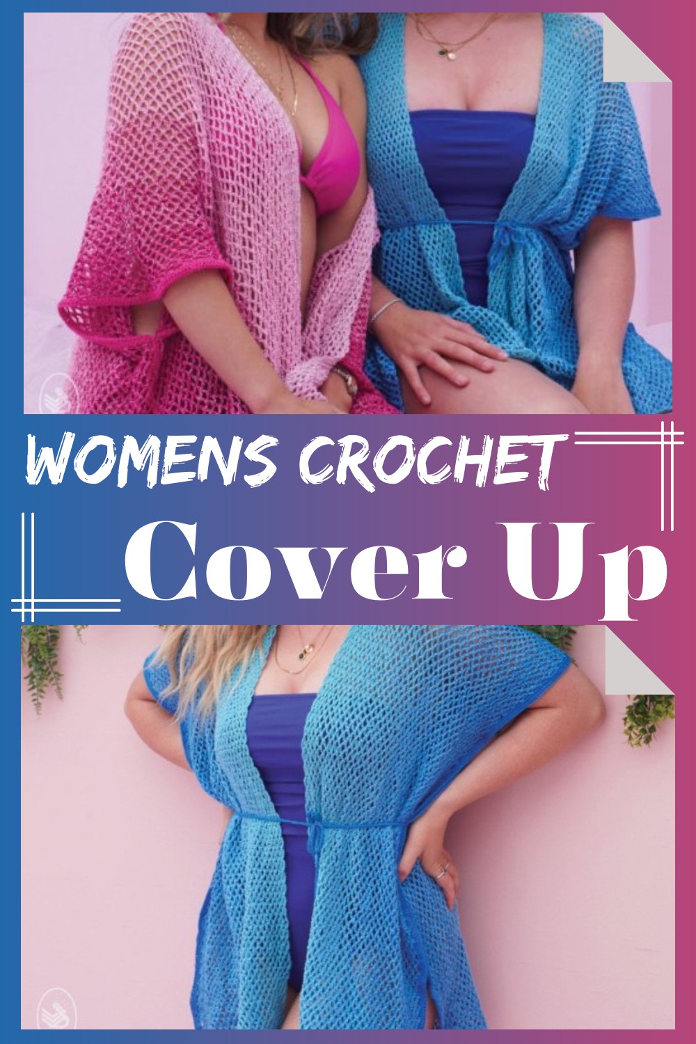 Womens Crochet Cover Up