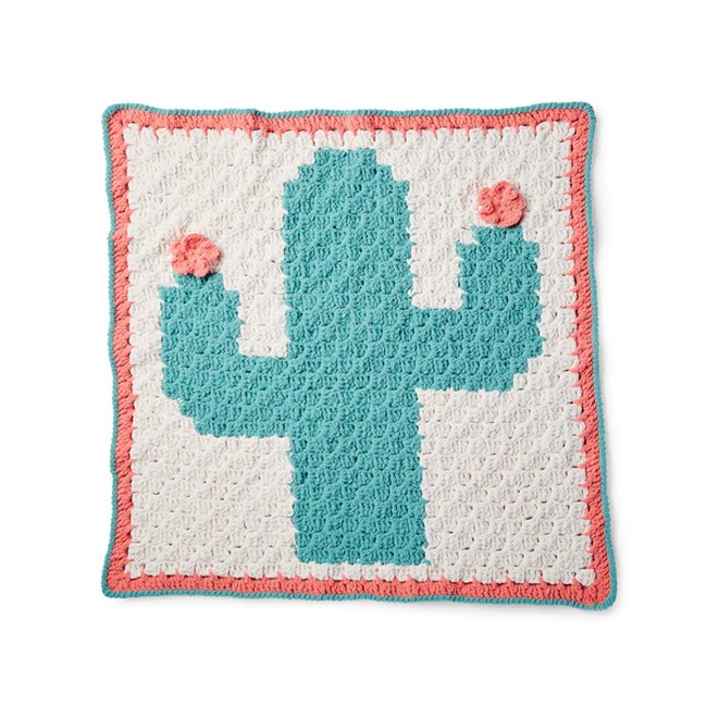 Corner To Corner Crochet Cactus Blanket Pattern