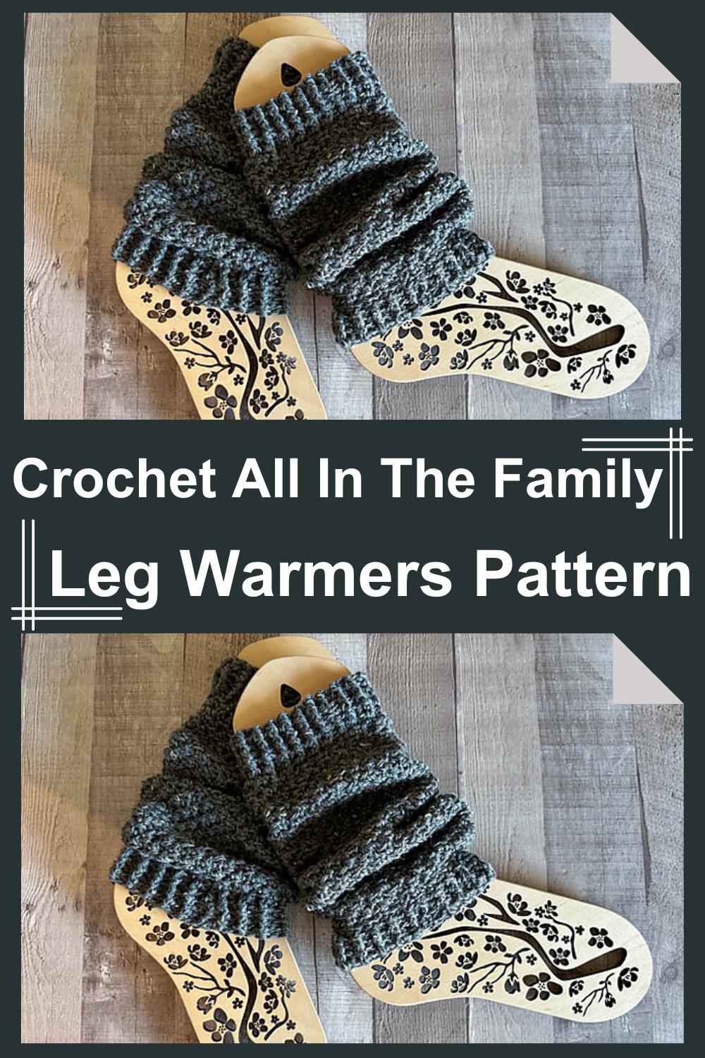 Crochet All In The Family Leg Warmers Pattern