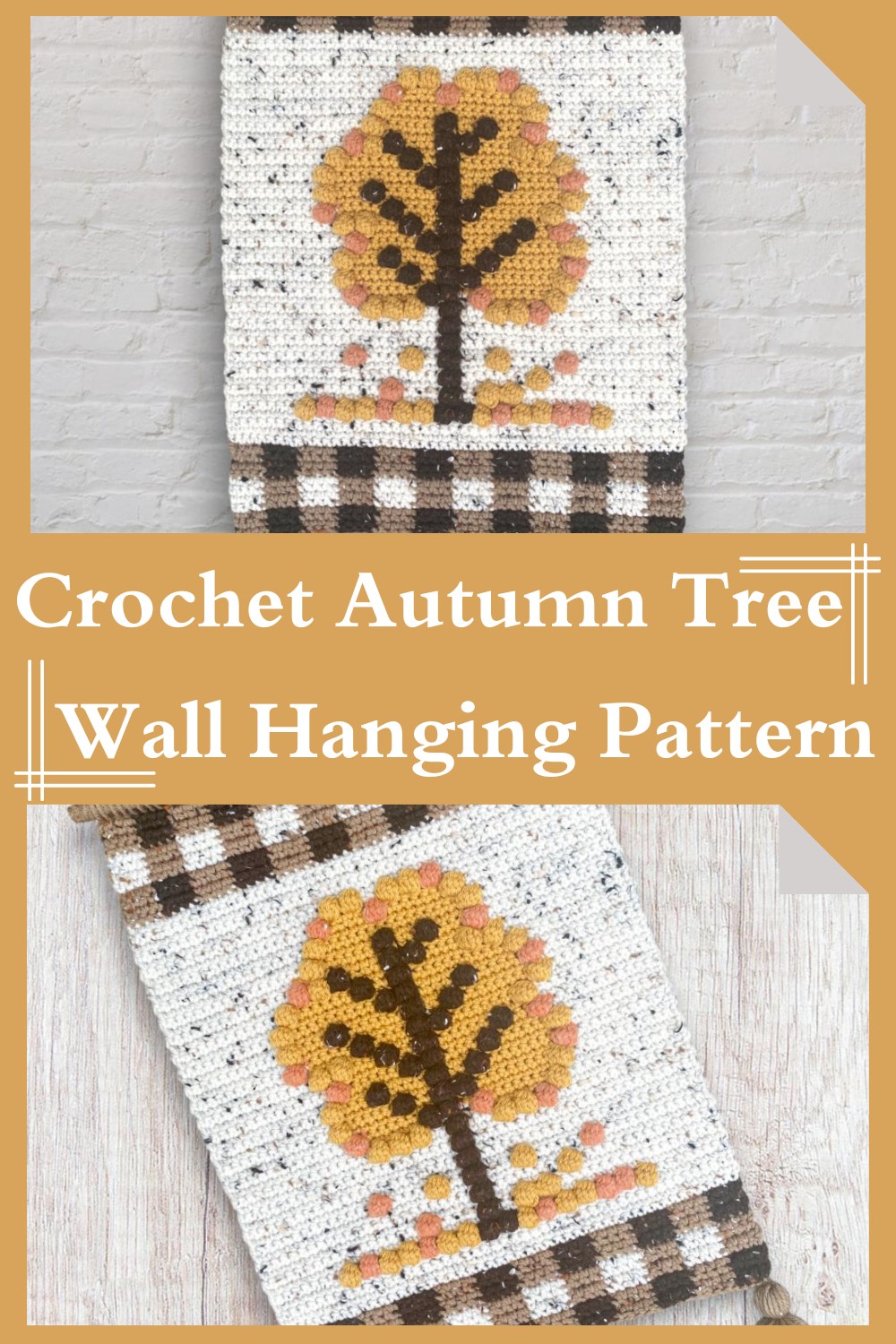 Crochet Autumn Tree Wall Hanging Pattern