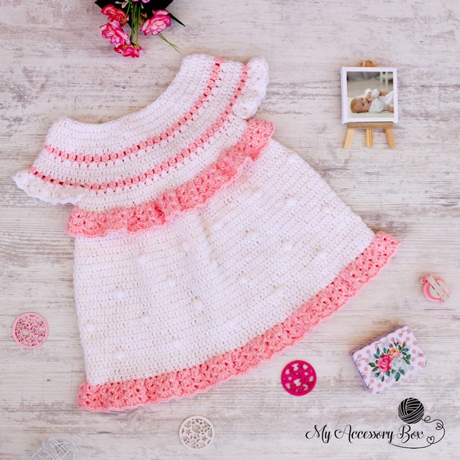 Crochet Baby Girl Sundress Pattern