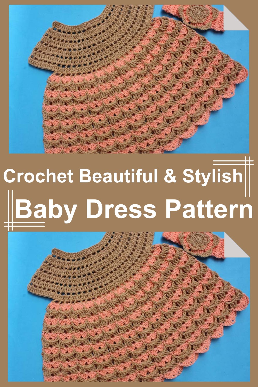 Crochet Beautiful & Stylish Baby Dress Pattern