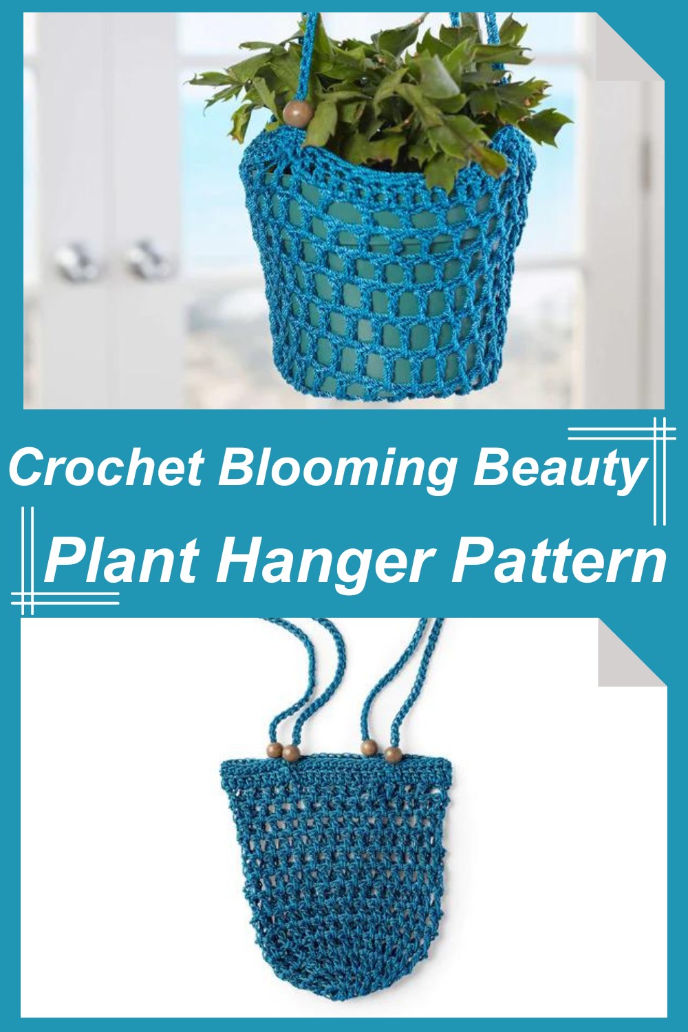 Crochet Blooming Beauty Plant Hanger Pattern