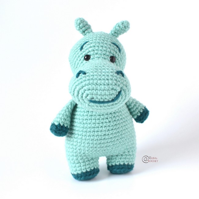 Crochet Blue Hippo Pattern