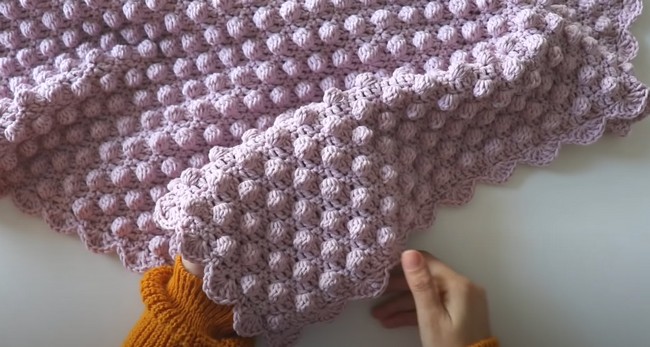 Crochet Bobble Stitch Blanket