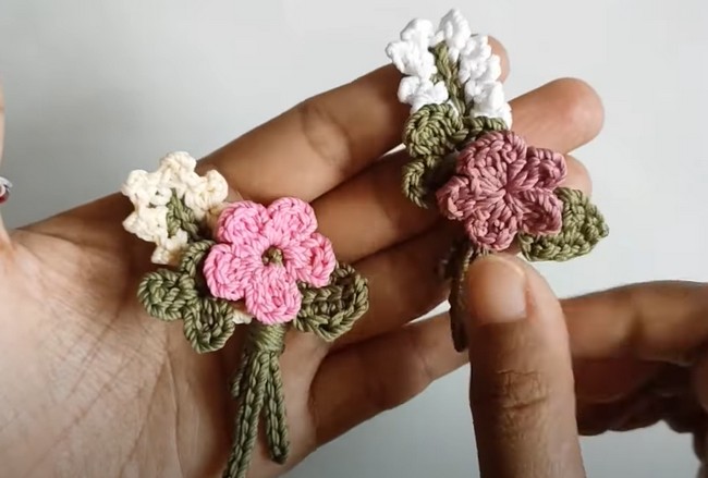 Crochet Brooch For Souvenir Bag Decoration