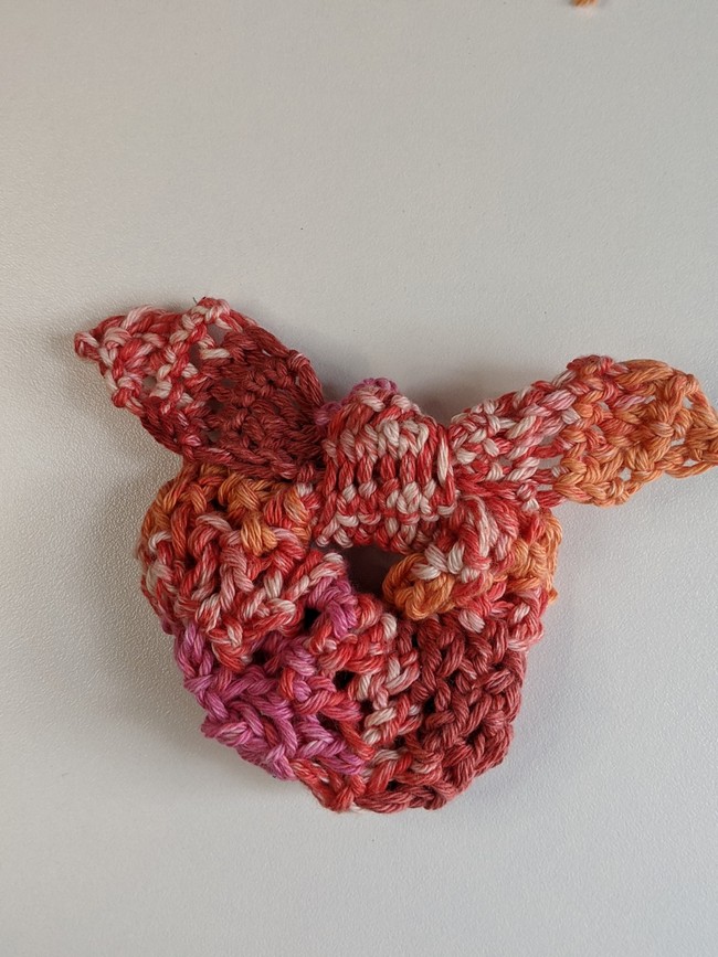 Crochet Bunny Ear Scrunchy Pattern