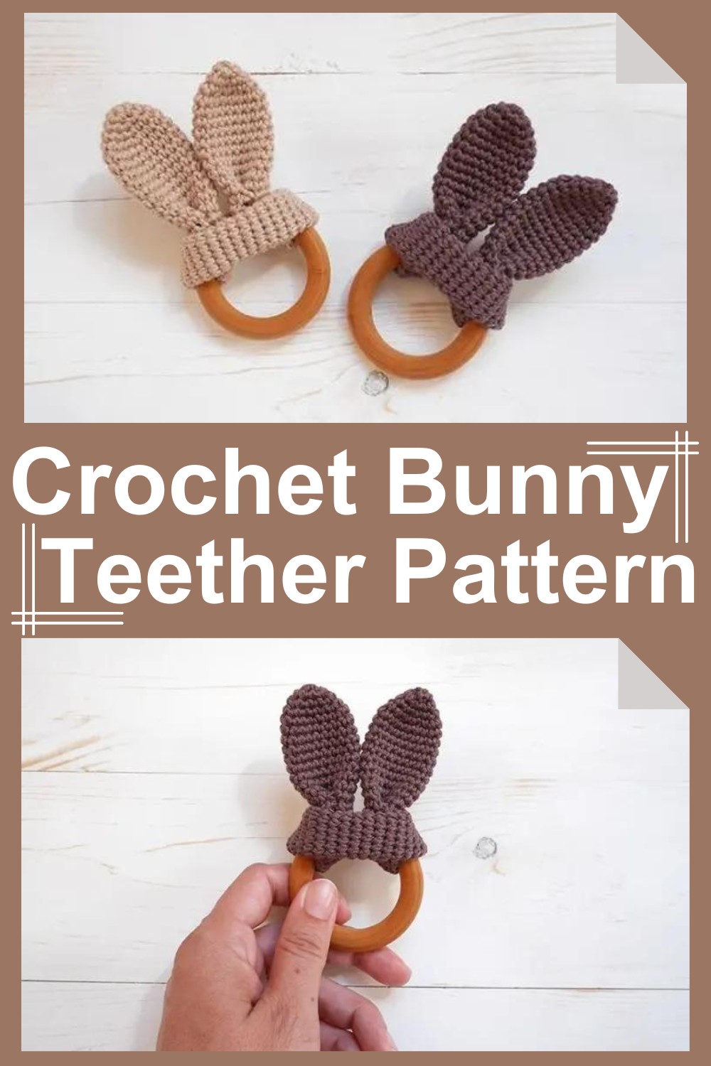 Crochet Bunny Teether Pattern