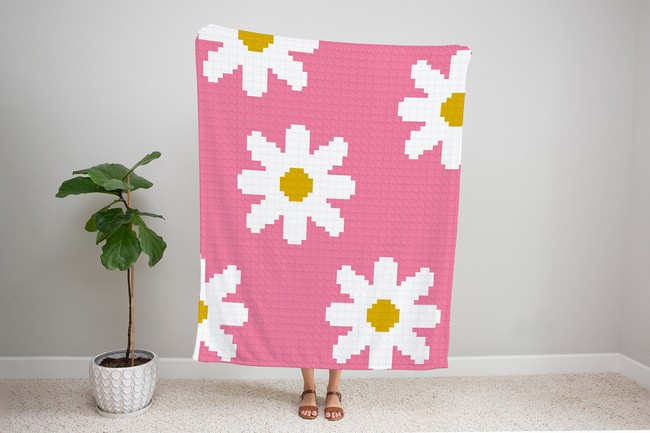 Crochet C2c Daisy Blanket Pattern