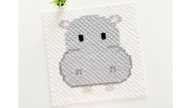 Crochet C2c Hippo Pattern