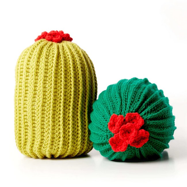 Crochet Cactus Pillow Pattern