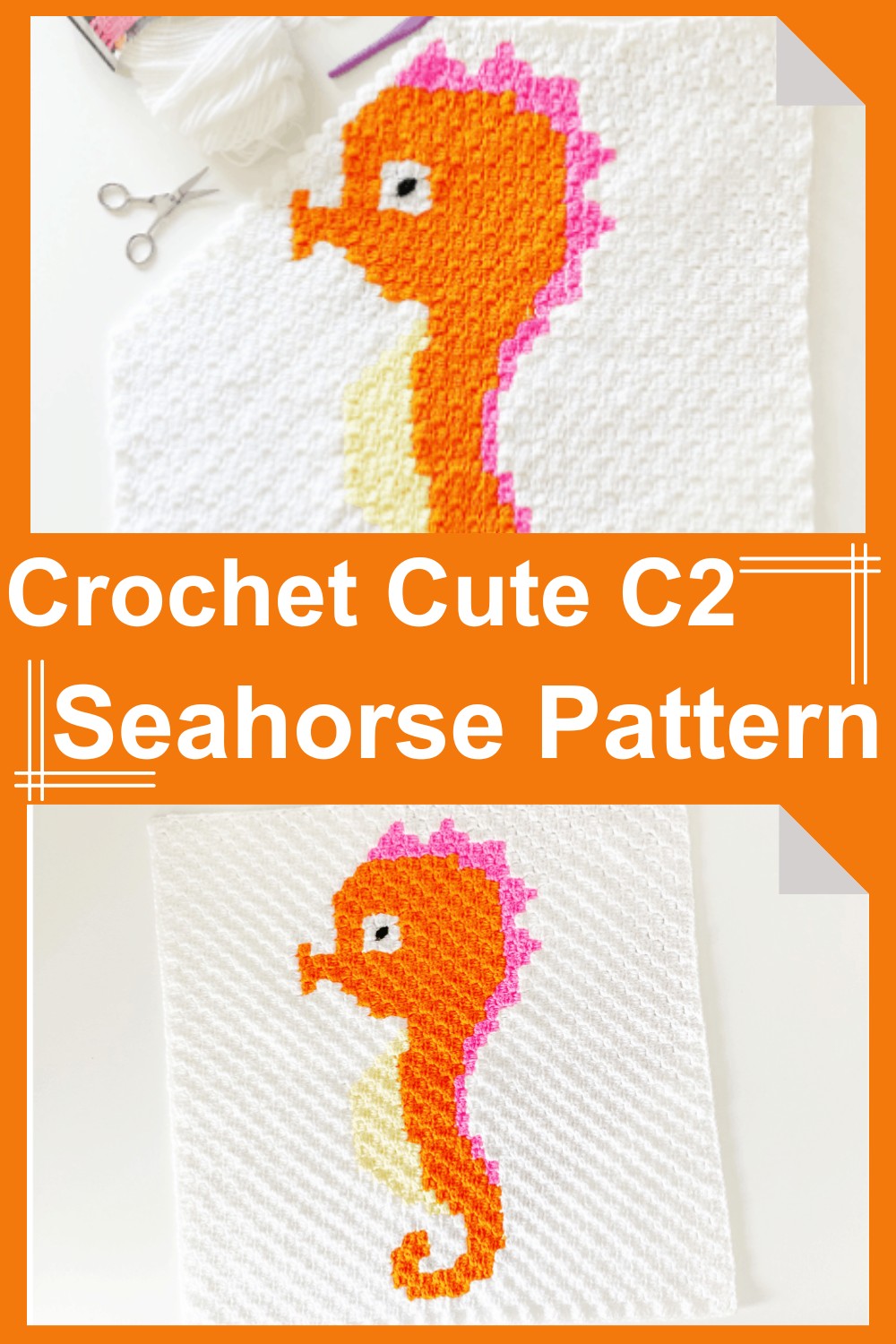 Crochet Cute C2 Seahorse Pattern