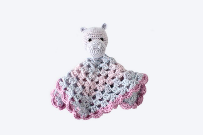 Crochet Easy Hippo Lovey Pattern