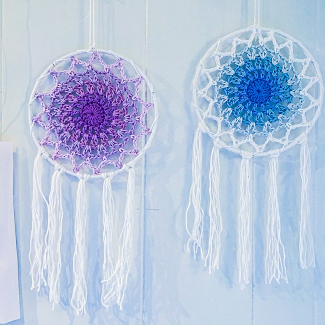 Crochet Easy Mandala Dreamcatcher Pattern